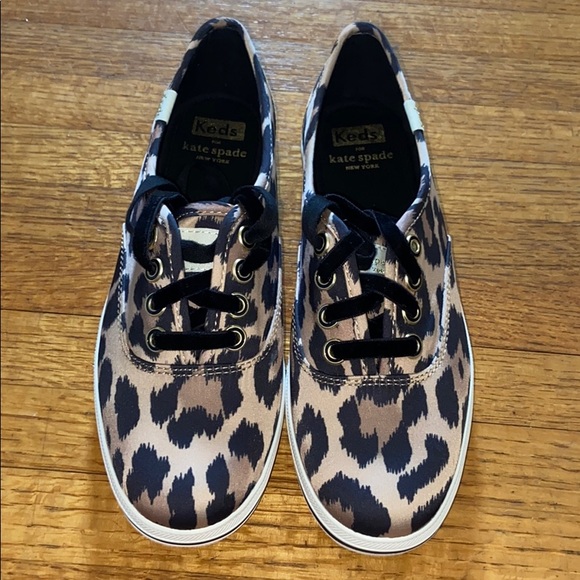 kate spade Shoes - Keds x kate spade champion leopard spot satin shoe